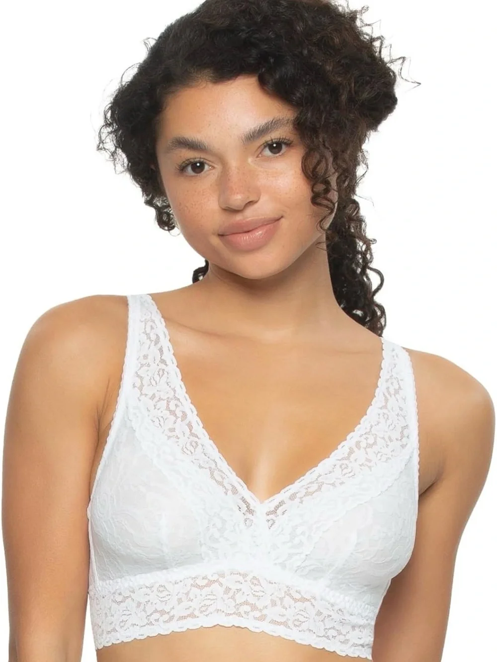 Feline Pastel Pink Lace Bralette Top Size M New!